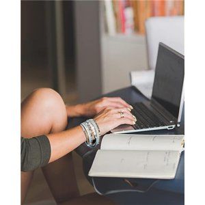 Leather Wrap Bracelet with Clasp for Women and Girls